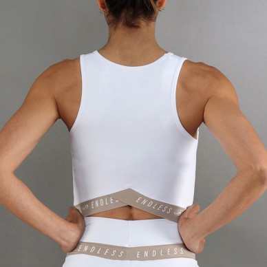 Camiseta Endless Chill II blanca delave