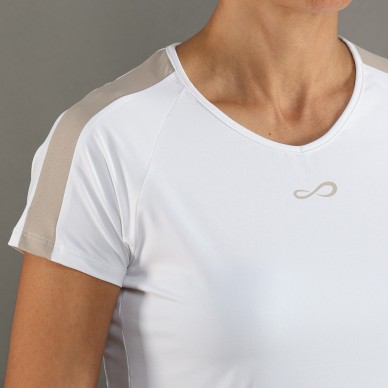 Camiseta Endless Mesh II blanca delave