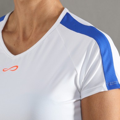 Camiseta Endless Mesh II blanca royal