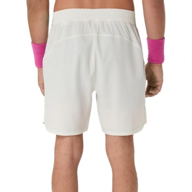 Short Asics Game 7in blanco