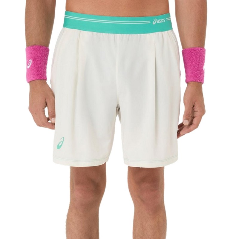 Short Asics Game 7in blanco