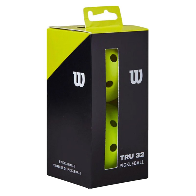 Pelotas Wilson Pickleball Tru 32 2 Pack amarillas