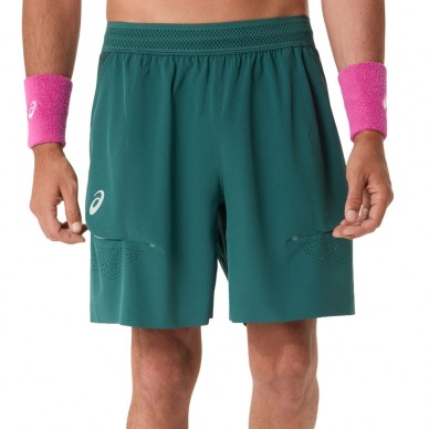 Short Asics Match Laser Cut 7IN verde oscuro