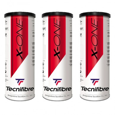 Pack 3 botes pelotas Tecnifibre X-One