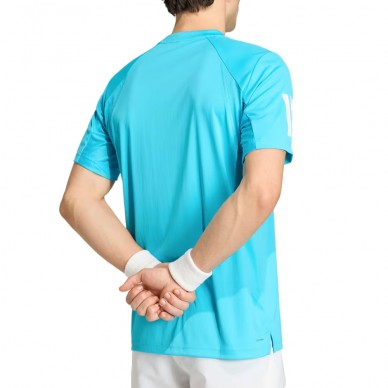 Camiseta Adidas Club 3STR azul cyan