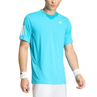 Camiseta Adidas Club 3STR azul cyan