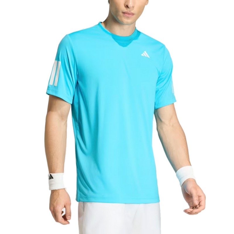 Camiseta Adidas Club 3STR azul cyan