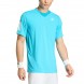 Camiseta Adidas Club 3STR azul cyan
