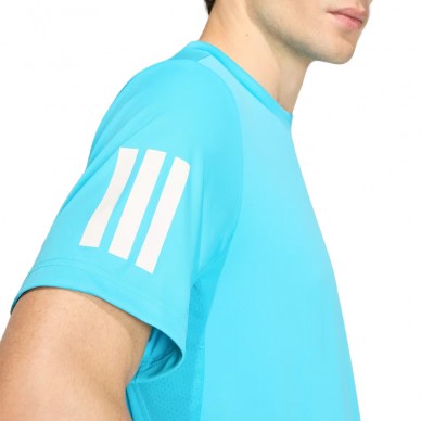 Camiseta Adidas Club 3STR azul cyan