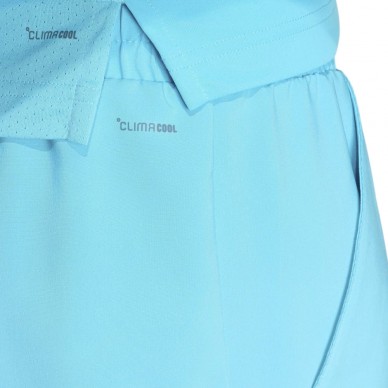 Short Adidas Club 3STR azul cyan