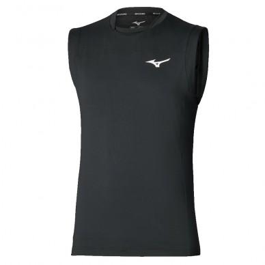 Camiseta Mizuno Tennis Shadow negra