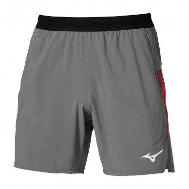 Short Mizuno Tennis 7 Inches Amply gris