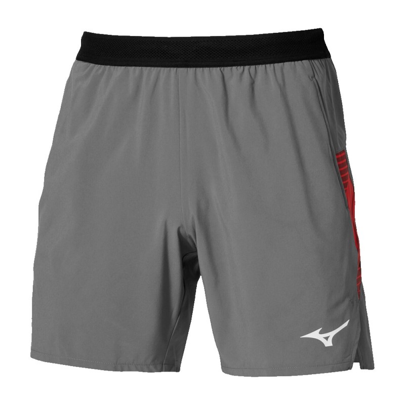 Short Mizuno Tennis 7 Inches Amply gris