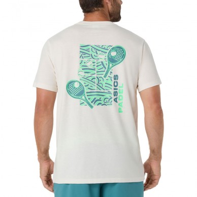 Camiseta Asics Court Graphic SS Top blanca