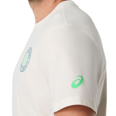 Camiseta Asics Court Graphic SS Top blanca
