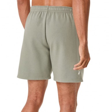 Short Asics Logo Fleece 7IN salvia verde