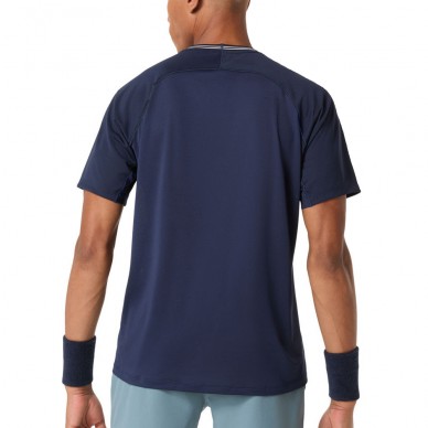 Camiseta Asics Game SS Top azul medianoche