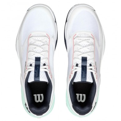 Zapatillas Wilson Rush Pro 5 Clay white bay 2026