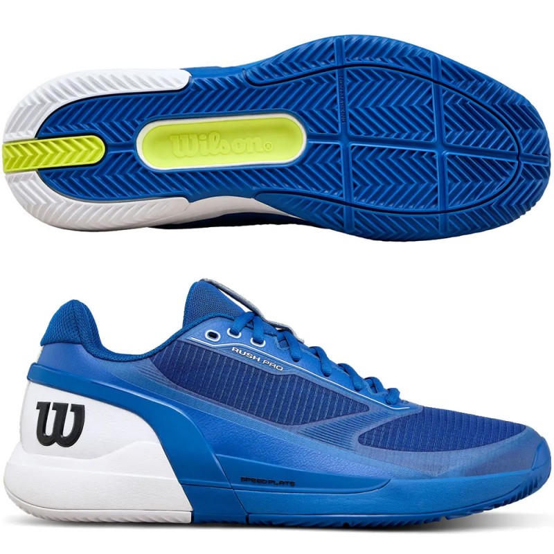 Zapatillas Wilson Rush Pro 5 Clay diva blue 2026