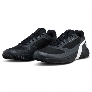 Zapatillas Wilson Rush Pro 5 Clay black white 2026