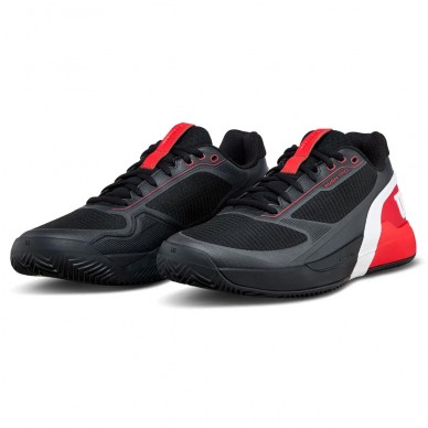 Zapatillas Wilson Rush Pro 5 Clay black red 2026