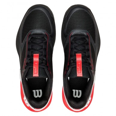 Zapatillas Wilson Rush Pro 5 Clay black red 2026