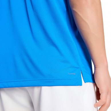 Camiseta Adidas Club azul cyan