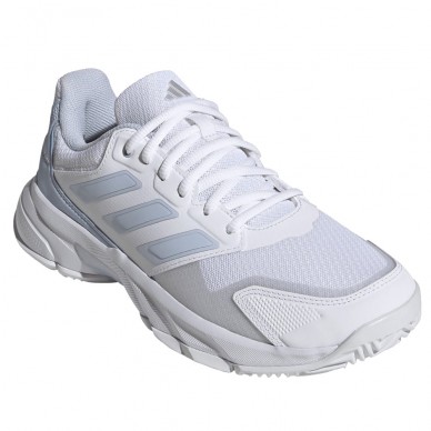 Zapatillas Adidas Courtjam Control 3 W crystal white silver 2026