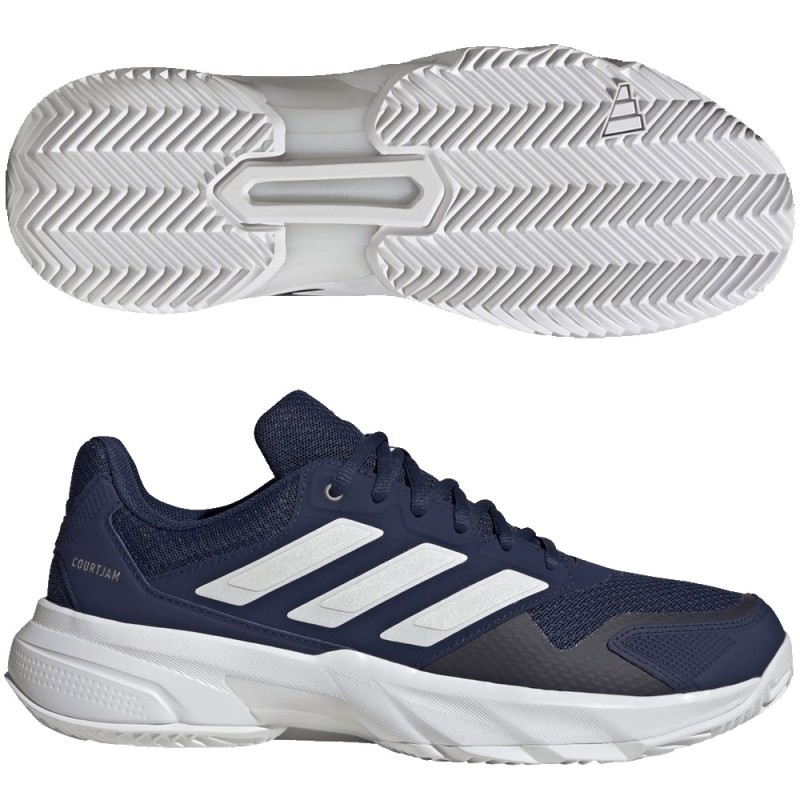 Zapatillas Adidas Courtjam Control 3 M Clay dark blue 2026