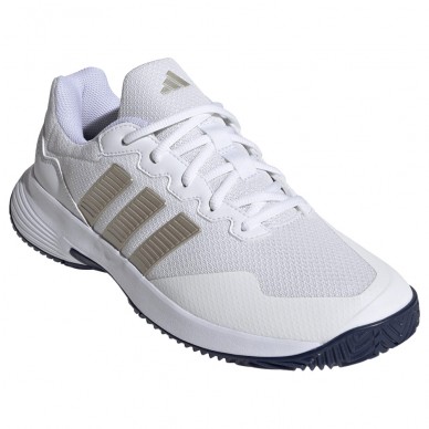 Zapatillas Adidas Gamecourt 2 M white metallic dark blue 2026