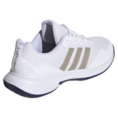 Zapatillas Adidas Gamecourt 2 M white metallic dark blue 2026