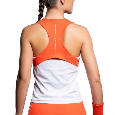 Camiseta Nox Team tirantes blanca roja