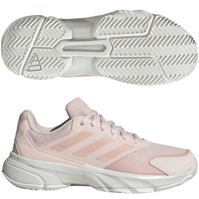 Zapatillas Adidas Courtjam Control 3 W wonder quartz white 2026