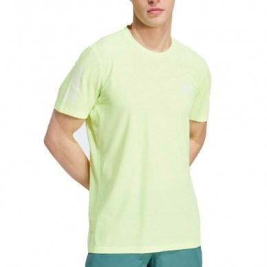 Camiseta Adidas Own The Run amarillo fluor