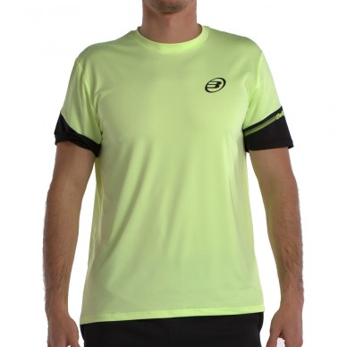 Camiseta Bullpadel Besan amarillo azufre