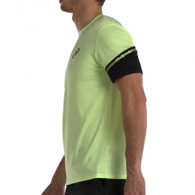 Camiseta Bullpadel Besan amarillo azufre