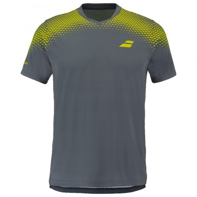 Camiseta Babolat Aero Cneck TEE gris