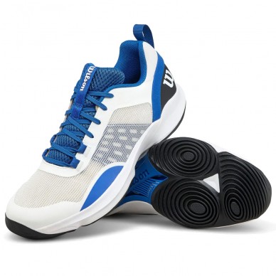 Zapatillas Wilson Hurakn Pro V2 white deja vu blue 2025