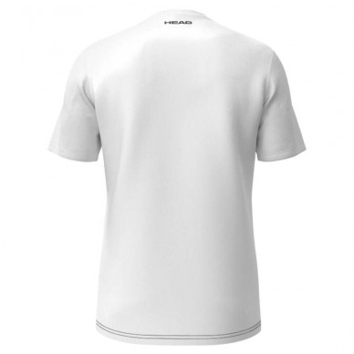 Camiseta Head Club 25 Tech blanca