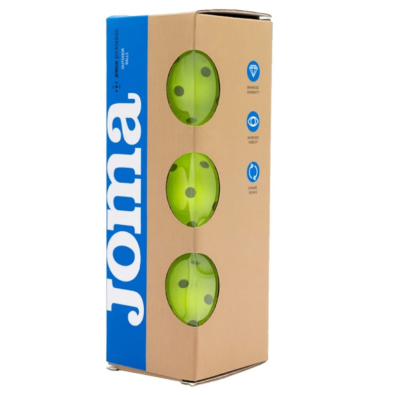 Pelotas Joma Pickleball amarillo flúor