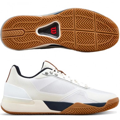 Zapatillas Wilson Rush Tour 5 Clay white navy 2026