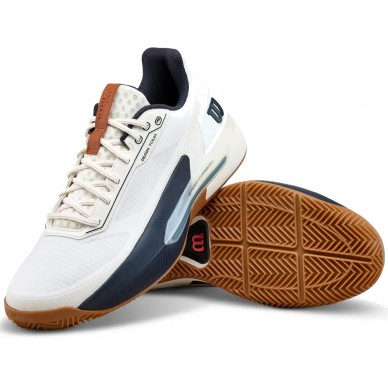 Zapatillas Wilson Rush Tour 5 Clay white navy 2026