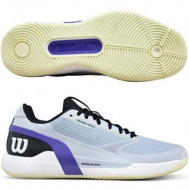 Zapatillas Wilson Rush Pro 5 Padel grey daw 2026