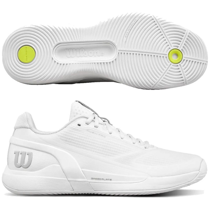 Zapatillas Wilson Rush Pro 5 Padel white 2026