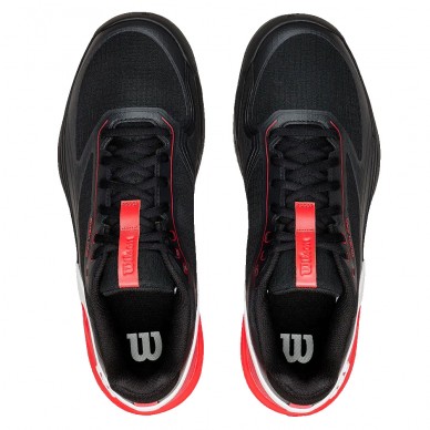 Zapatillas Wilson Rush Pro 5 Padel black red 2026