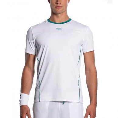 Camiseta Nox Pro blanca verde