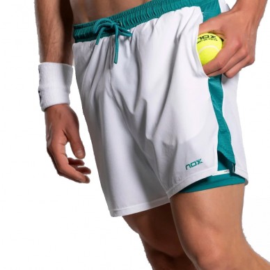 Short Nox Pro blanco verde