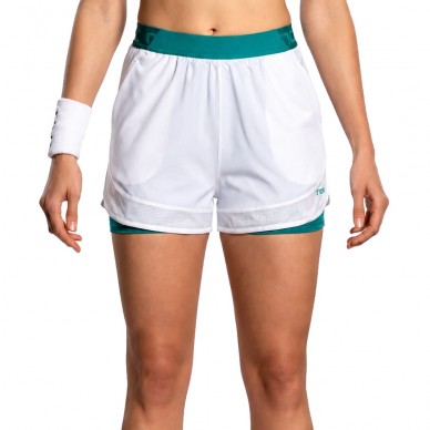 Short Nox Pro Woman blanco verde