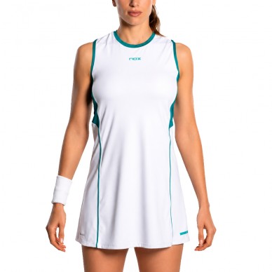 Vestido Nox Pro blanco verde