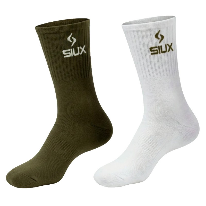 Calcetines Siux Groove Pack 2u verde blanco